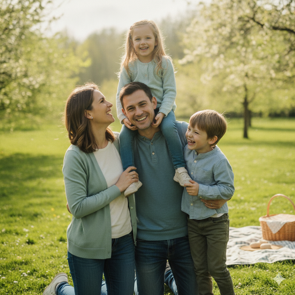A happy family